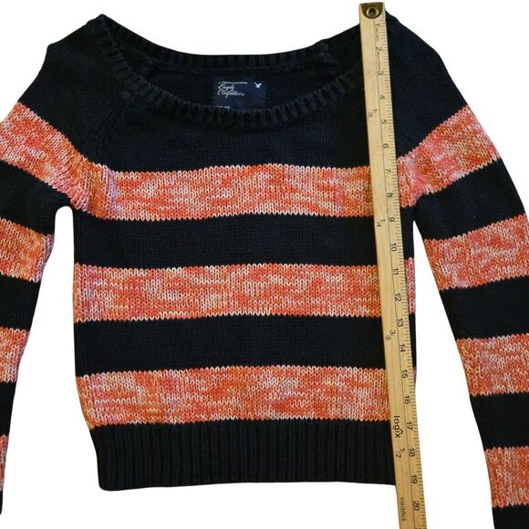 VTG American Eagle XS 100% Cotton Fisherman Chunky Knit Sweater 2011 - Picture 7 of 7